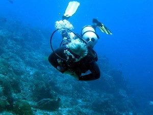 diving